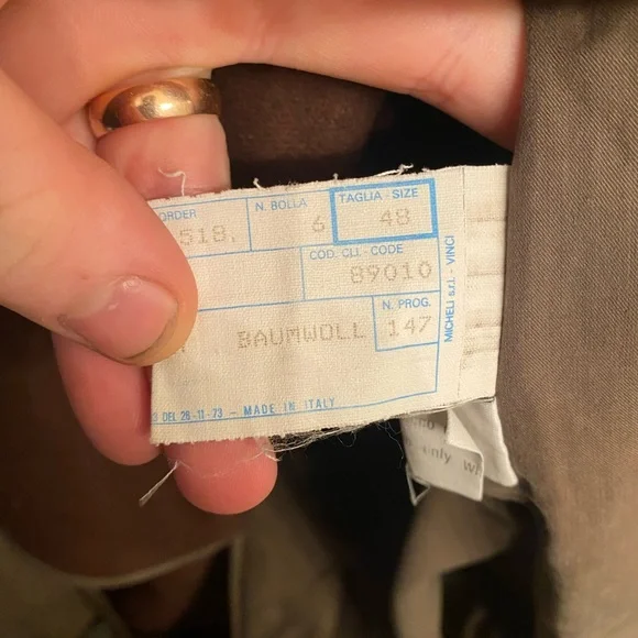 SOLD Ermenegildo Zegna Vintage Long Coat with Removable Liner - Picture 4 of 11